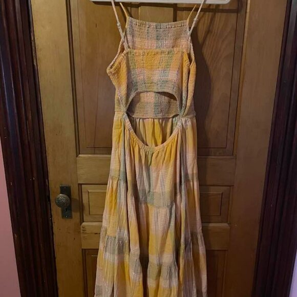 Midi Cotton Sundress with Cutout - Picture 2 of 2